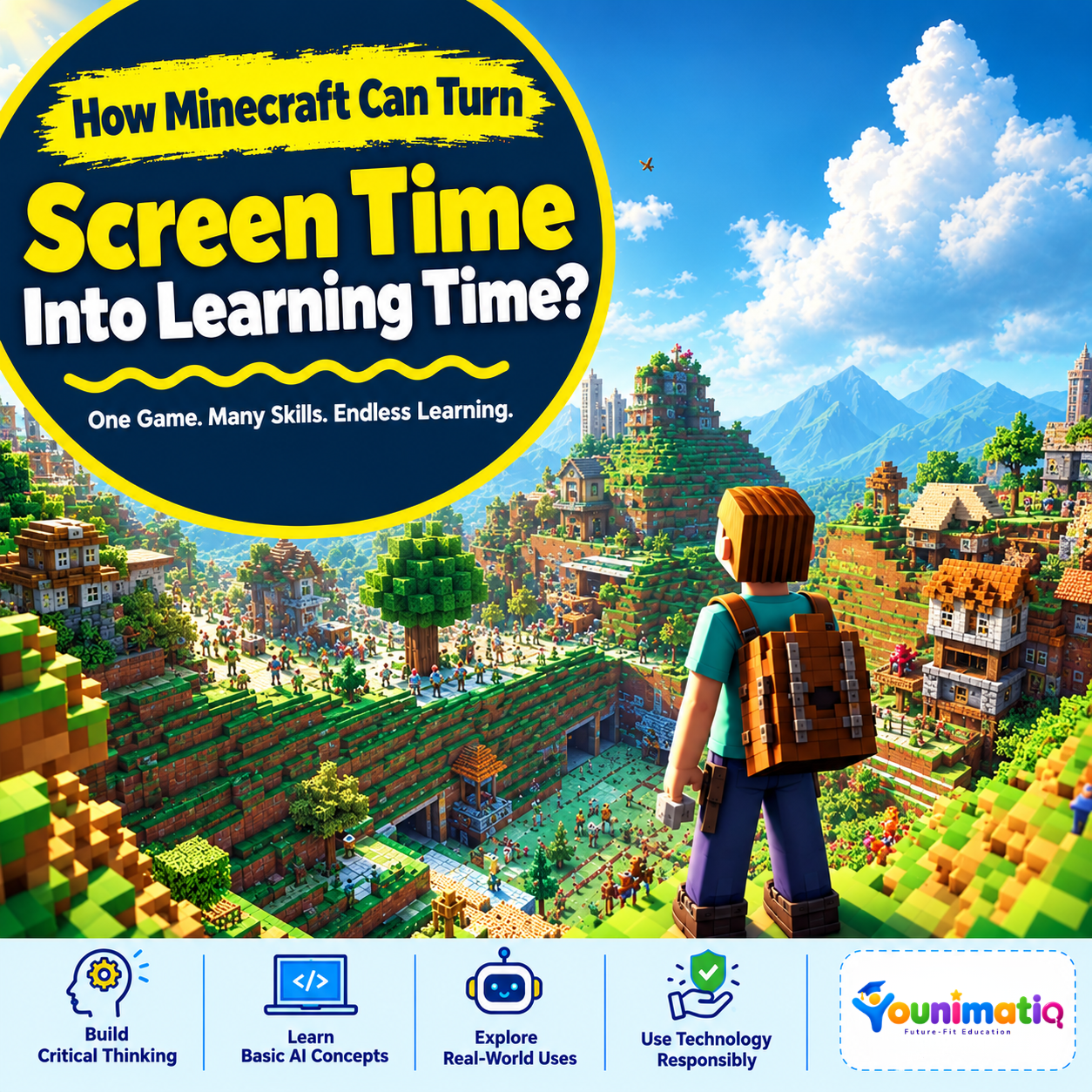 How Minecraft Can Turn Screen Time Into Learning Time