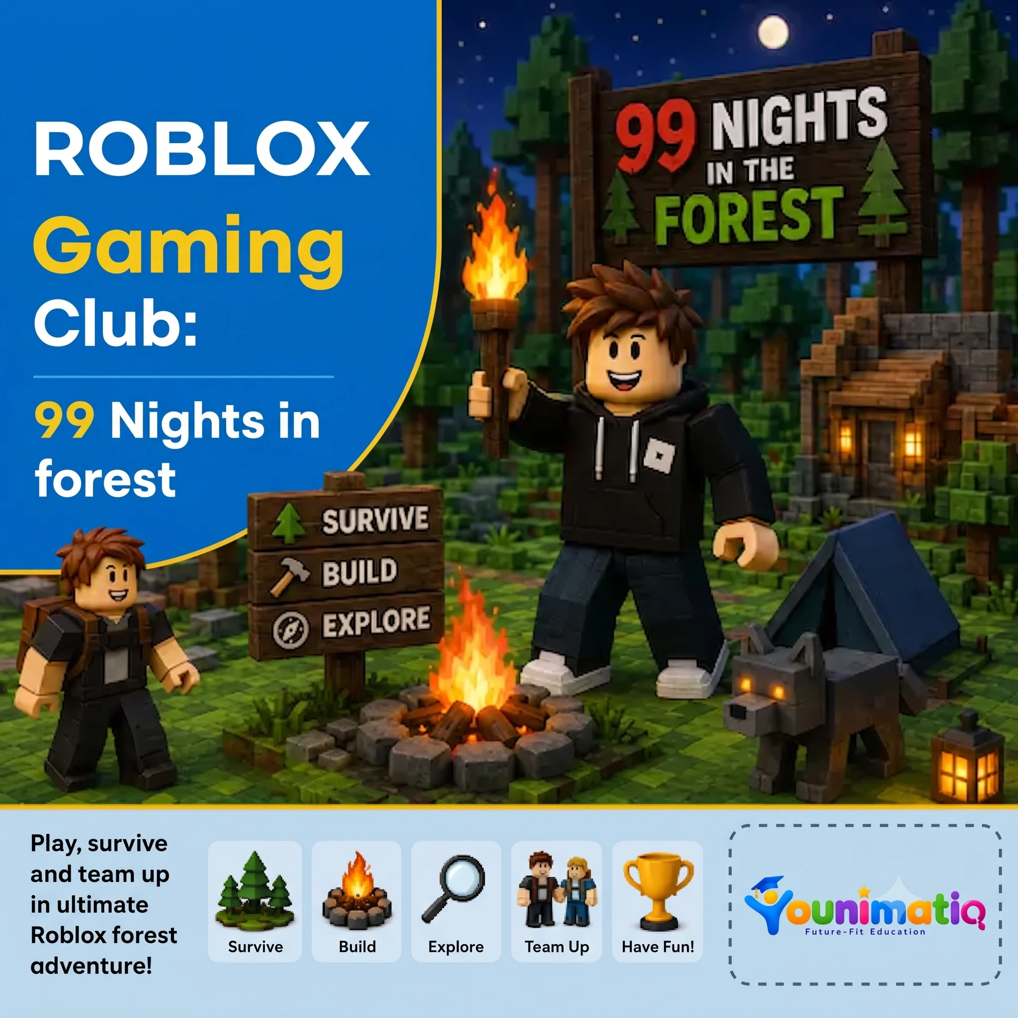 Roblox Summer Gaming Club: 99 Nights in the Forest