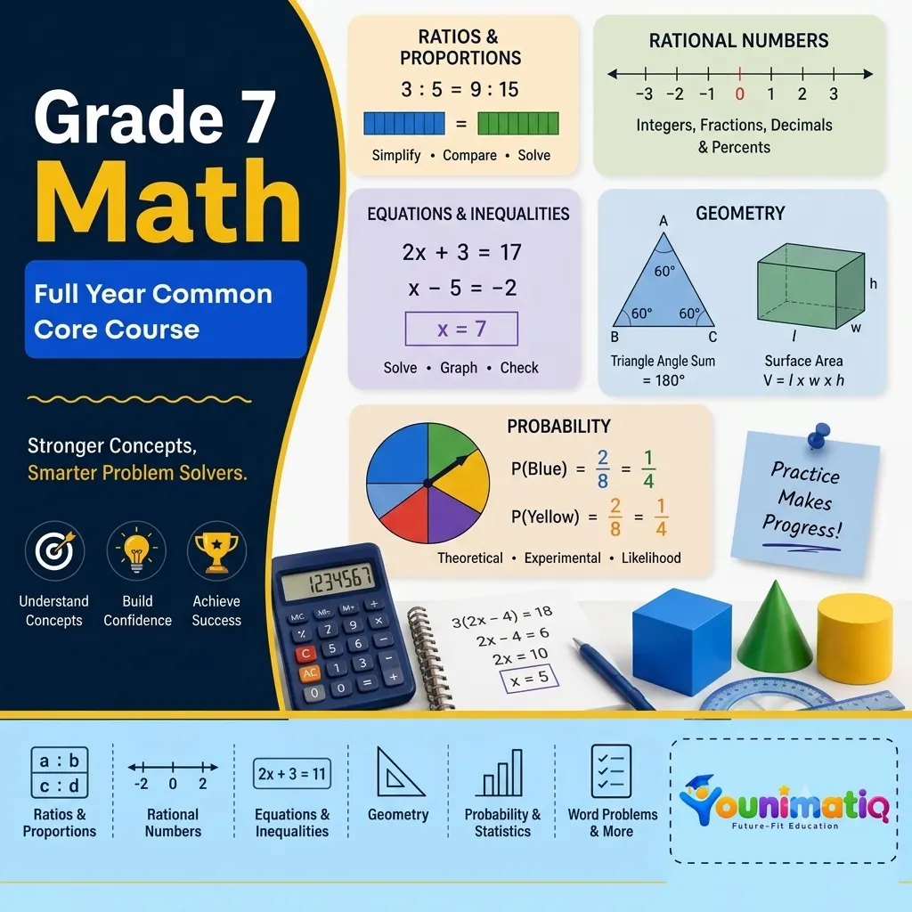 Grade 7 Math — Full-Year Common Core Course