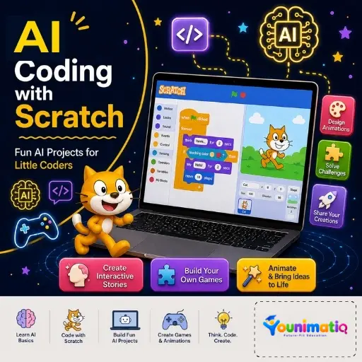 AI & Scratch Fun Camp: Imagine, Code & Create