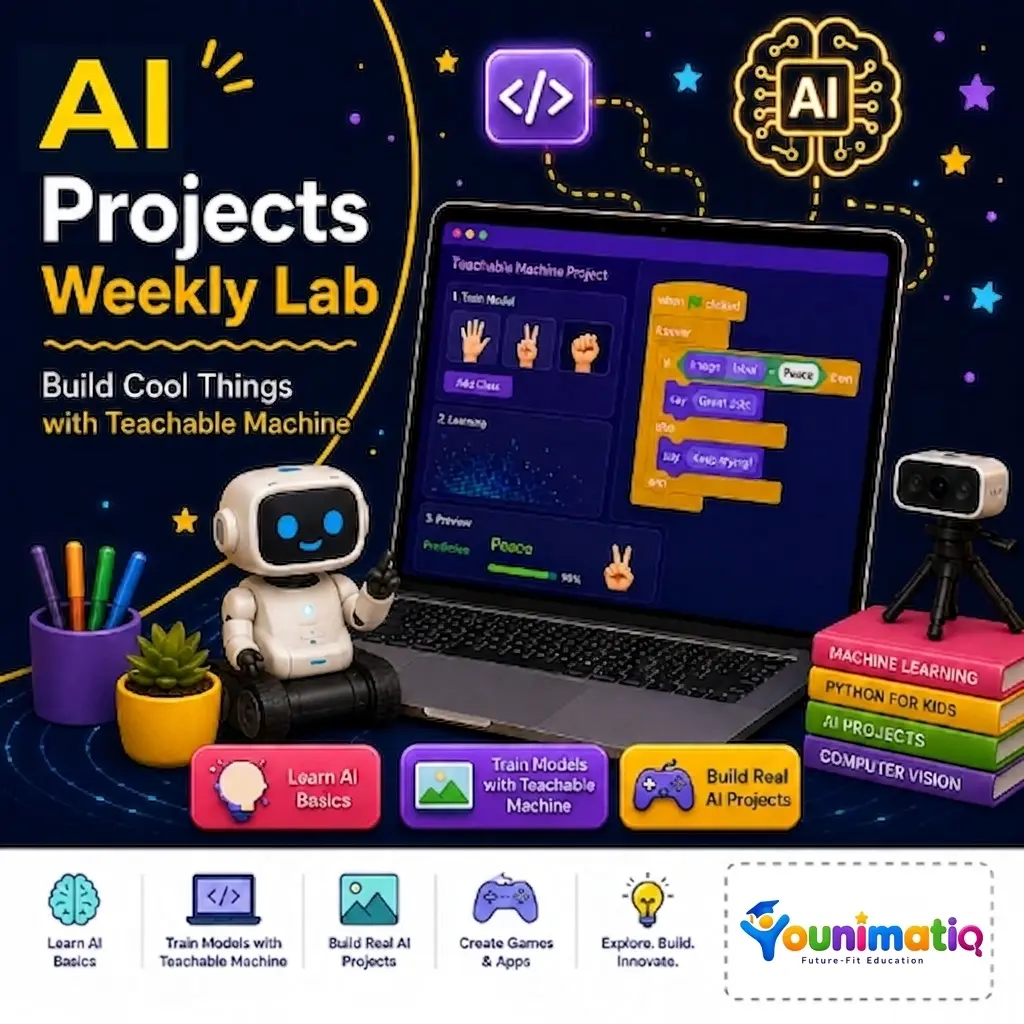 Weekly AI Inventors Course: Train, Test & Build with Teachable Machine
