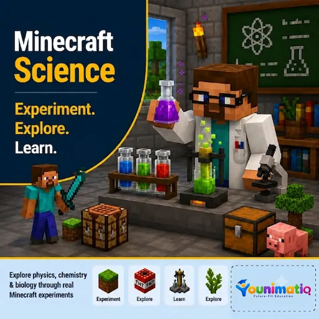 Minecraft Science Explorers Course: Atoms, Reactions & Creations