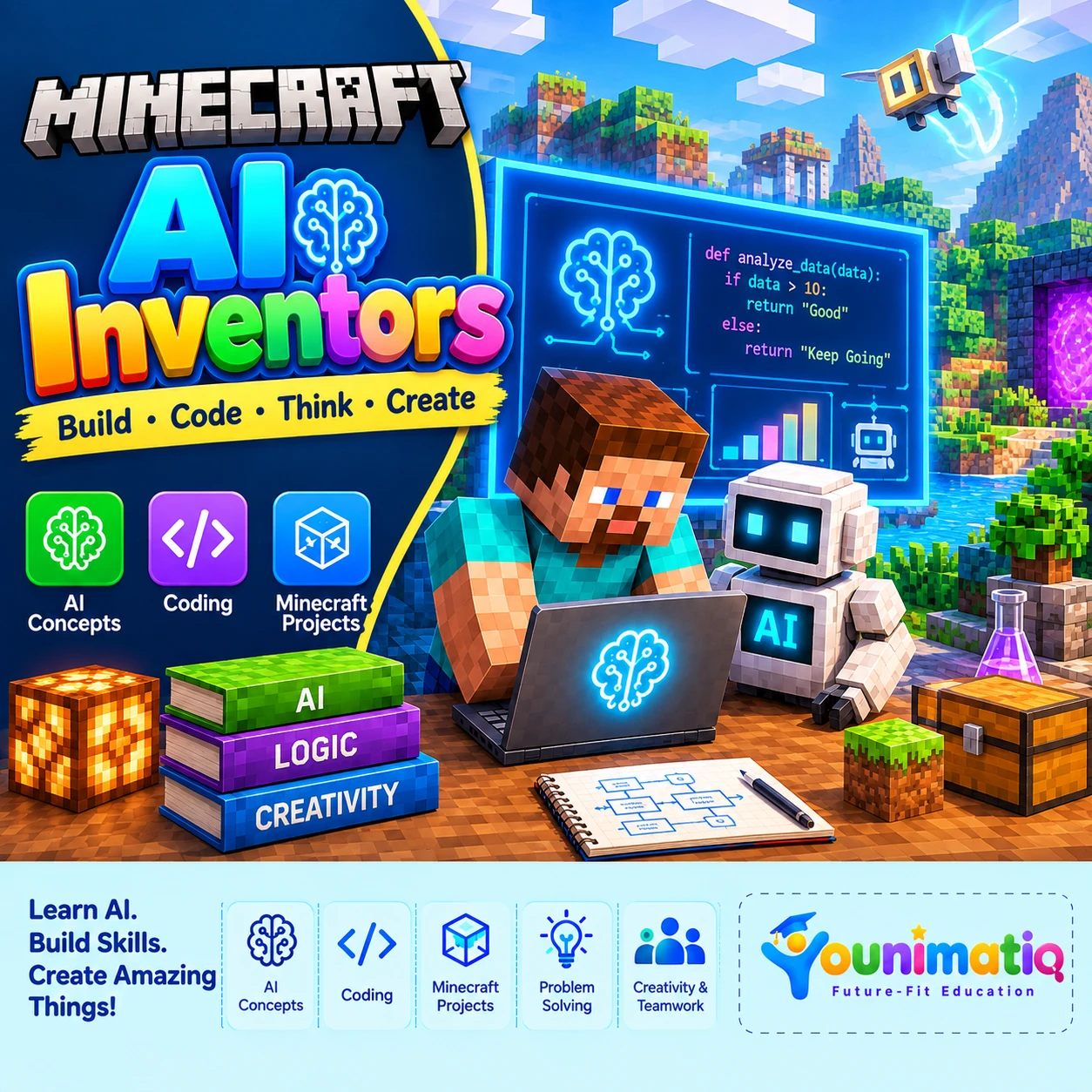 Minecraft AI Inventors