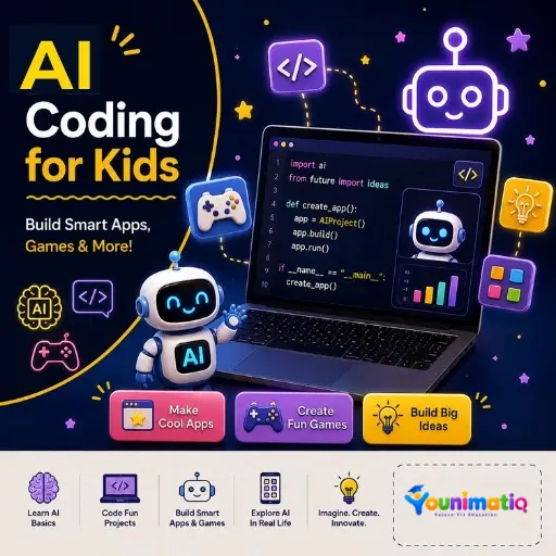 AI Coding for Kids: Build Smart Apps, Games & More