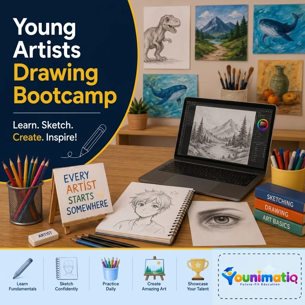 Young Artists Drawing Bootcamp