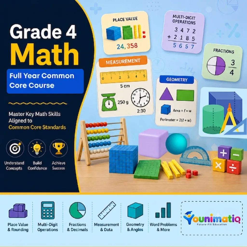 Grade 4 Math — Full-Year Common Core Course