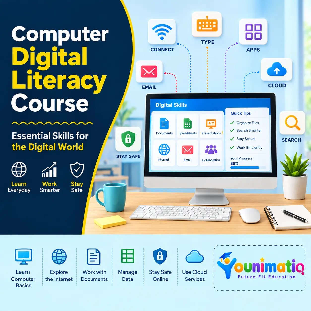Computer & Digital Literacy Course - Level 1