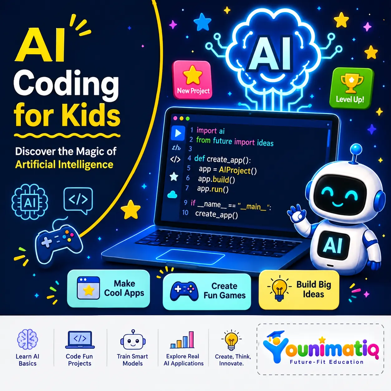 AI Coding for Kids – Discover the Magic of Artificial Intelligence
