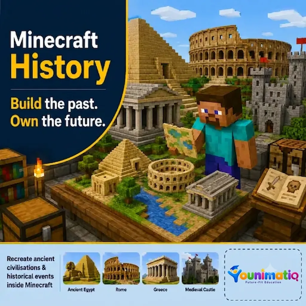 Minecraft Time Travelers Fun Course: Wonders of the World